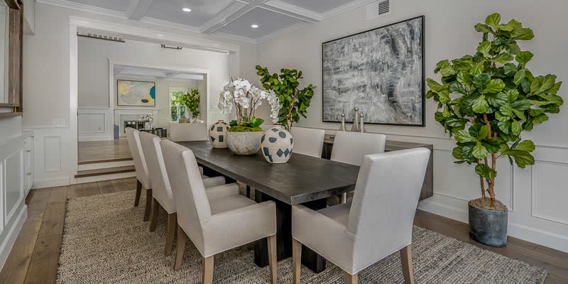 Virtual staging before and after living room furnishings, Ajax